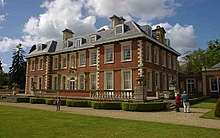 The south and east sides of Highnam Court demonstrate a nine by five bay plan. Highnam Court MMB 07.jpg