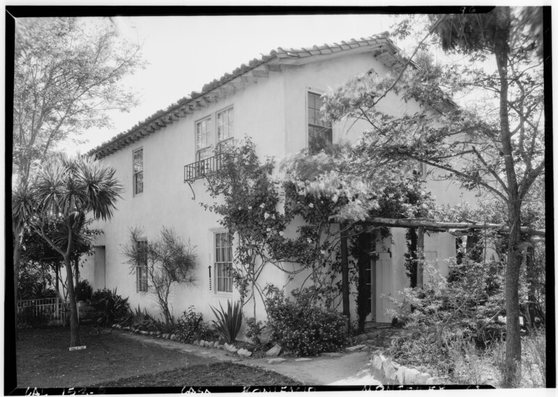 File:Historic American Buildings Survey Robert W. Kerrigan, Photographer May 1936 VIEW FROM SOUTHWEST - Casa Bonifacio, 785 Mesa Road (moved from Alvarado Street), Monterey, Monterey HABS CAL,27-MONT,30-4.tif