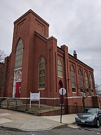 Holy Trinity Russian Orthodox Church, a Russian Orthodox church in Dunbar, Baltimore, February 2018. Holy Trinity Russian Orthodox Church 20.jpg