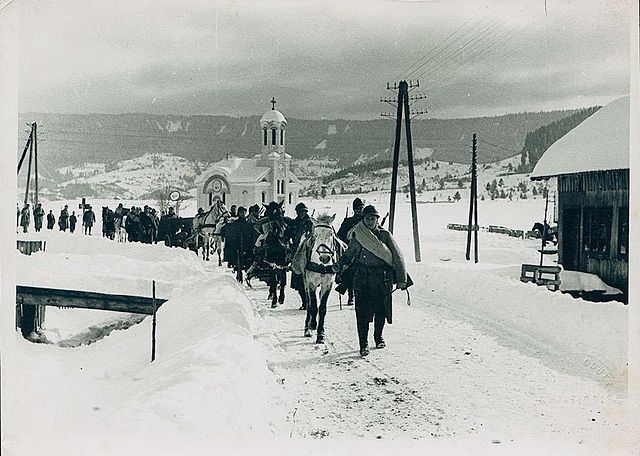 Domobranska kolona, zima 1942.