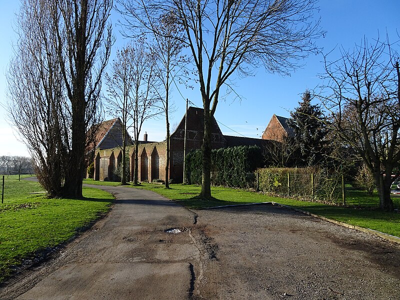 File:Houplin-Ancoisne, (bis) La ferme abbatiale de la Pouillerie (3).jpg