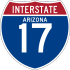 Interstate 17 Markierung