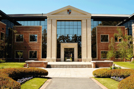 IAE's main building entrance. IAE Business School.gif