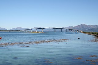 Hadsel Bridge bridge in Hadsel, Norway