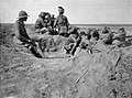 קבוצת חיילים מרגימנט הרגלים ה-120 של ראג'פוטנה בעמדות בחזית מסופוטמיה