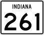 State Road 261 marker 