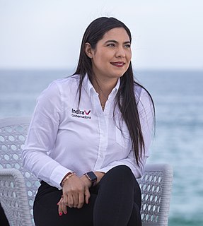 Indira Vizcaíno Silva Mexican politician (born 1987)