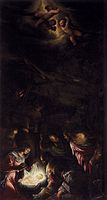Adoration of the Shepherds by Jacopo Bassano