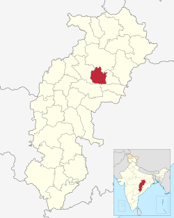 Vị trí của Huyện Janjgir-Champa