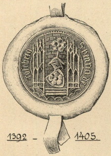 Pečeť Jindřicha III. z Rožmberka