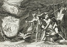 Jupiter and Io by Hendrik Goltzius (1589) at Los Angeles County Museum of Art, Los Angeles