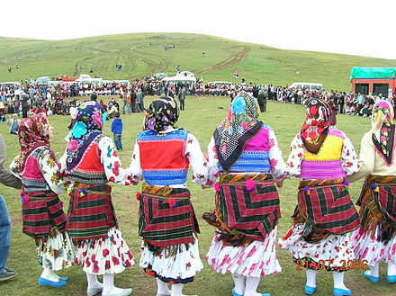 Dancers at Kadirga Festival. One of the must-do's when in Trabzon; learn the Horon circle dance, it will come in handy in most countries around the Black Sea.