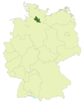 Gebiet der Landesliga Hamburg