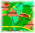 Karte Stadtteil Bieber