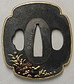 Back side (ura) of the same tsuba