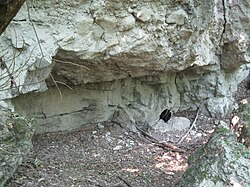 A Kis Loggia-barlang egy sziklaeresz