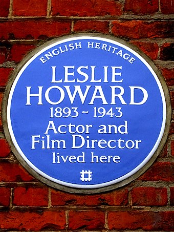 English Heritage blue plaque at 45 Farquhar Road, Upper Norwood, London