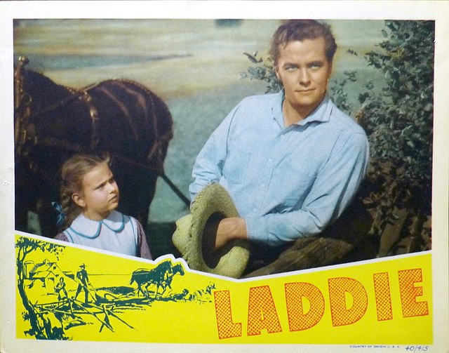 Lobby card for Laddie (1940)