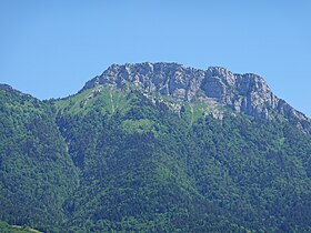 Vue du Lanfonnet depuis Saint-Jorioz au nord-ouest.