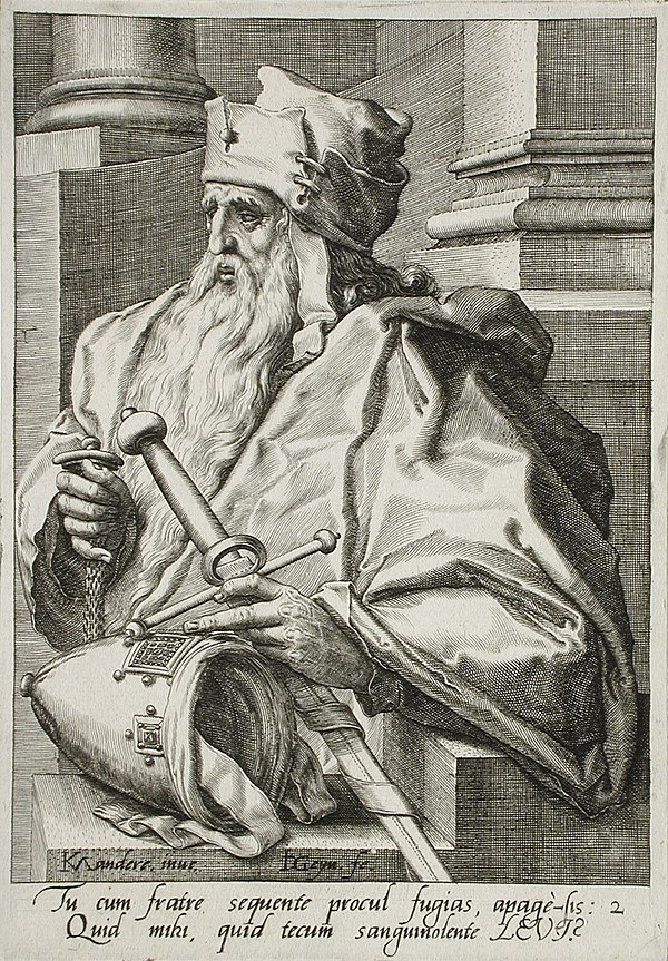 Levi, from the Twelve sons of Jacob, c. 1590 by Jacob de Gheyn II