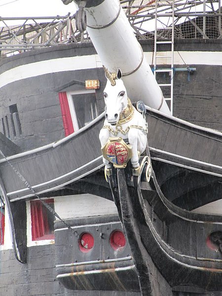 File:Looking at the figurehead - geograph.org.uk - 1814256.jpg