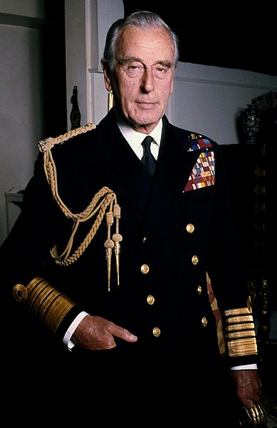 Image: Lord Mountbatten Naval in colour Allan Warren