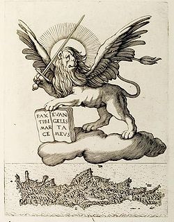 Le Lion de Saint-Marc, symbole de la République de Venise, monte la garde sur une carte de Crète