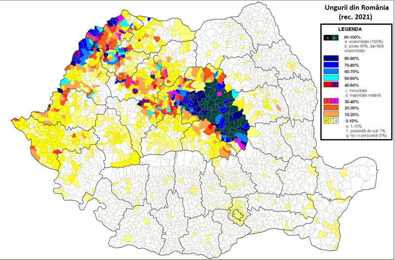 Fișier:Maghiarii din Romania 2021.png