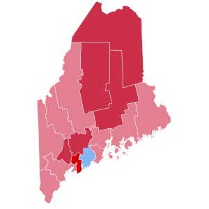 Maine Presidential Election Results 1864.svg
