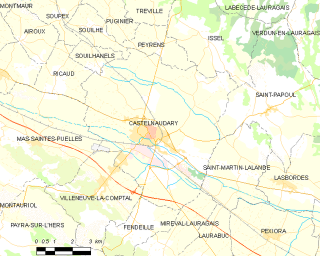 Castelnaudary - Localizazion