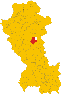 Brindisi Montagna within the Province of Potenza