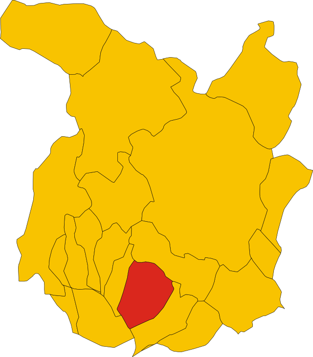 Localizarea Monsummano Terme în Provincia Pistoia