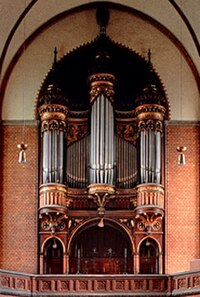 The Marcussen organ in St. Johannis Harvestehude Hamburg
