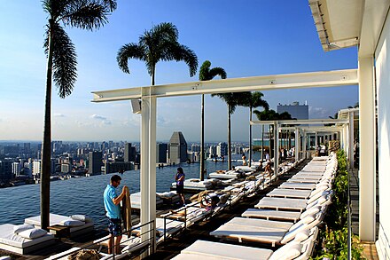 The Marina Bay Sands Skypark and Infinity Pool