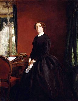 Mary Elizabeth Maxwell (née Braddon) by William Powell Frith