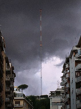 Mast radiator in Rome