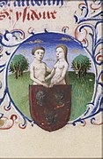 May - Gemini (with the coat of arms of Simon de Varie)