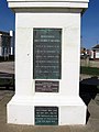 Meridian Monument Plaques Built as a celebration of George V's silver jubilee