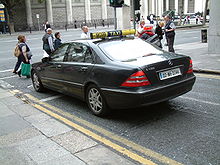 Michael O'Leary's personal Mercedes, operated by O'Leary Cabs and complete with "for hire" roof bar Michael-olearys-taxi-oleary-cabs-mg99-mercedes.jpg