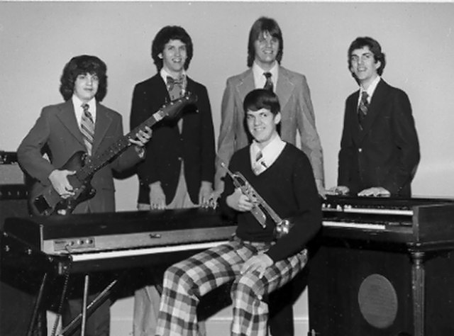 Daugherty brothers: (L-to-R) Tom, Pat, Michael, Tim, and Matt, 1973