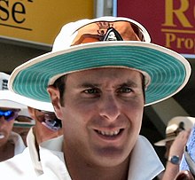 Michael Vaughan became the most successful England captain, in the third Test of this series. Michael Vaughan.jpg