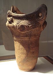 A Middle Jomon jar. 2000 BC.