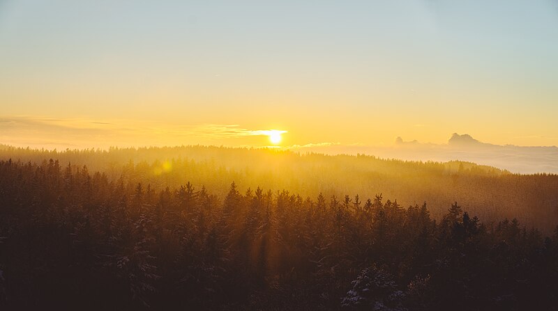 File:Misty Austrian sunset (32758857178).jpg