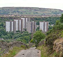 Mixenden tower blocks (11th July 2010).jpg