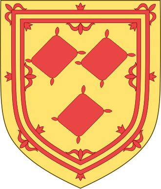 Arms of Randolph, Earls of Moray Moray Coat of Arms.svg