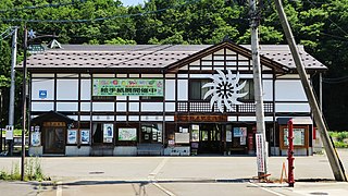 Mori-Miyanohara Station Railway station in Sakae, Nagano Prefecture, Japan