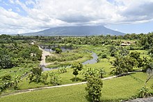 Mt. Isarog seen from San Jose, Pili, Camarines Sur.