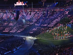 Música britânica brilha na abertura dos Jogos Olímpicos - Placar - O  futebol sem barreiras para você