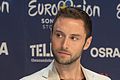 English: Måns Zelmerlöw at a press conference during the Eurovision Song Contest 2016 Stockholm. (Help translate this text)