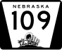 Nebraska avtomagistrali 109 markeri